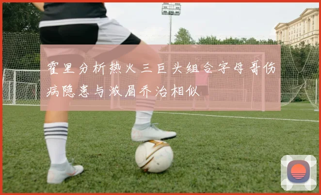 霍里分析热火三巨头组合字母哥伤病隐患与浓眉乔治相似